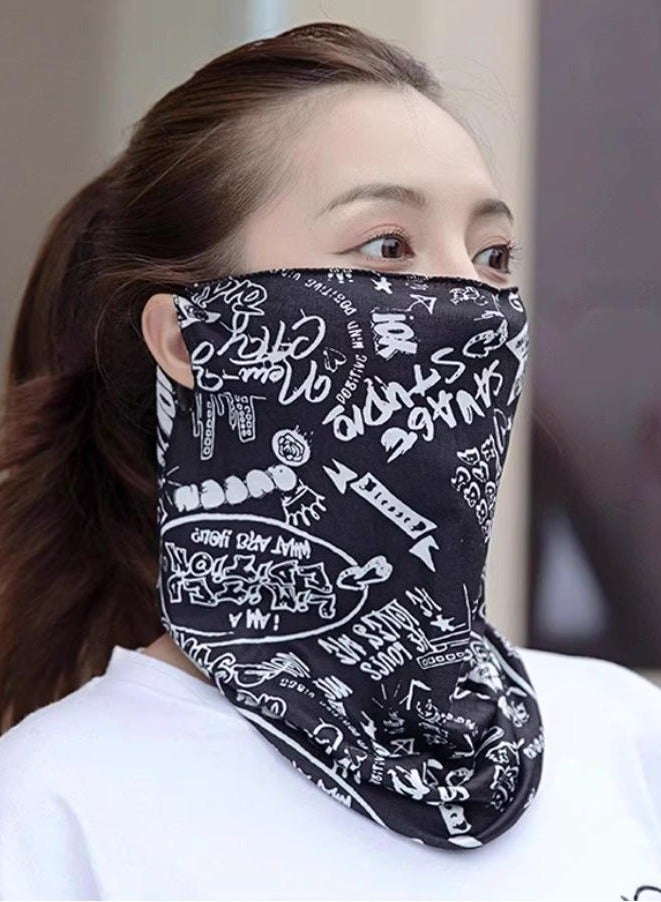 Etertoyle Sun Protection Face Mask Neck Gaiter Breathable Cool Feeling Fabric Sunscreen Scarf for Outdoor Activities - Image 4