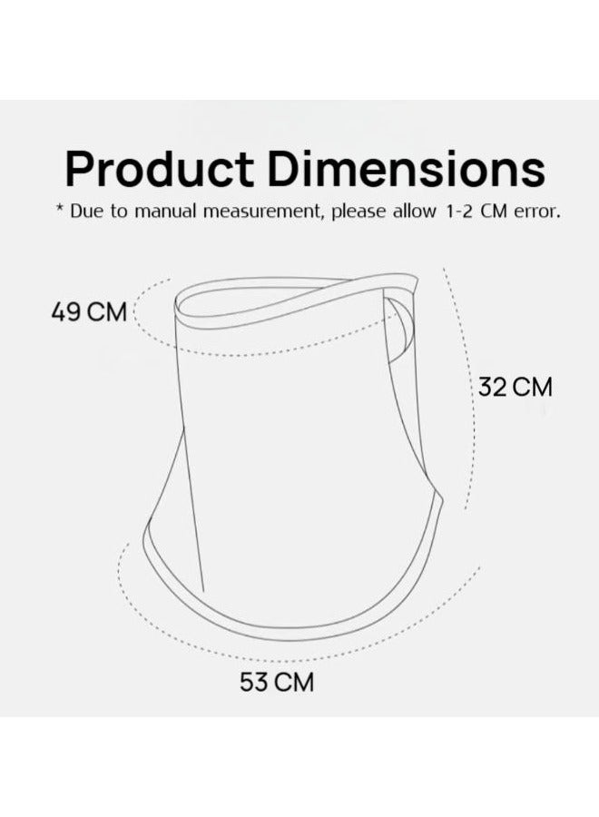 Etertoyle Sun Protection Face Mask Neck Gaiter Breathable Cool Feeling Fabric Sunscreen Scarf for Outdoor Activities - Image 5