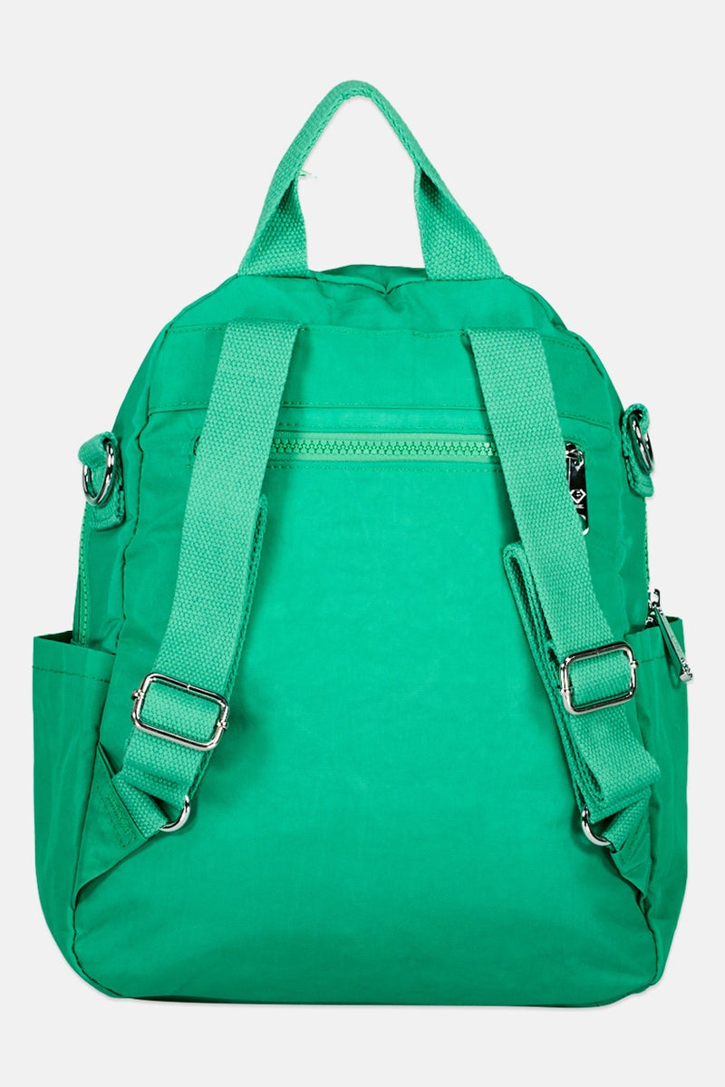 I Love Fashion Women Brand Logo Backpack 28 L x 33 H x 13 W cm, Green - Image 2