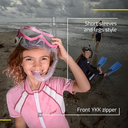 Cressi Kids Swimsuit, Pink, S - Image 3