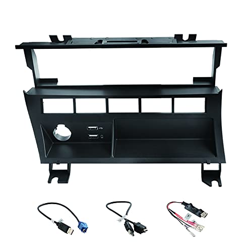 DYNAVIN E46 Double DIN Stereo Dash Kit HVAC Relocation Bracket Individual Row Style for BMW 1998-2006 3-Series - Image 4