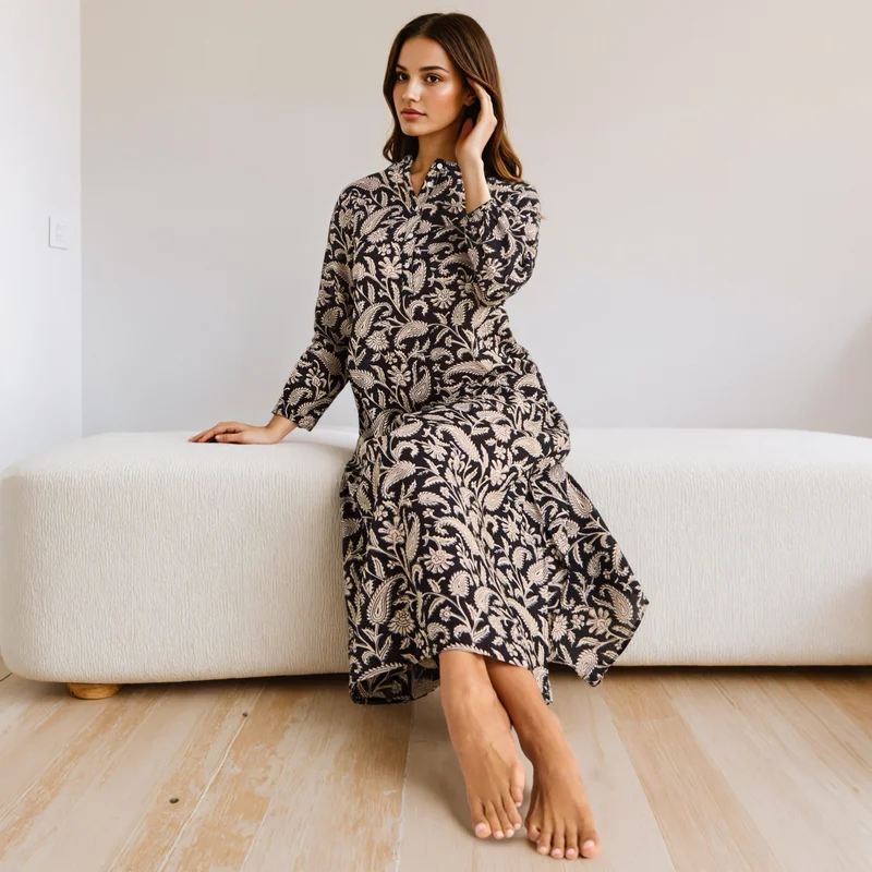 Splash FAV Printed Night Gown