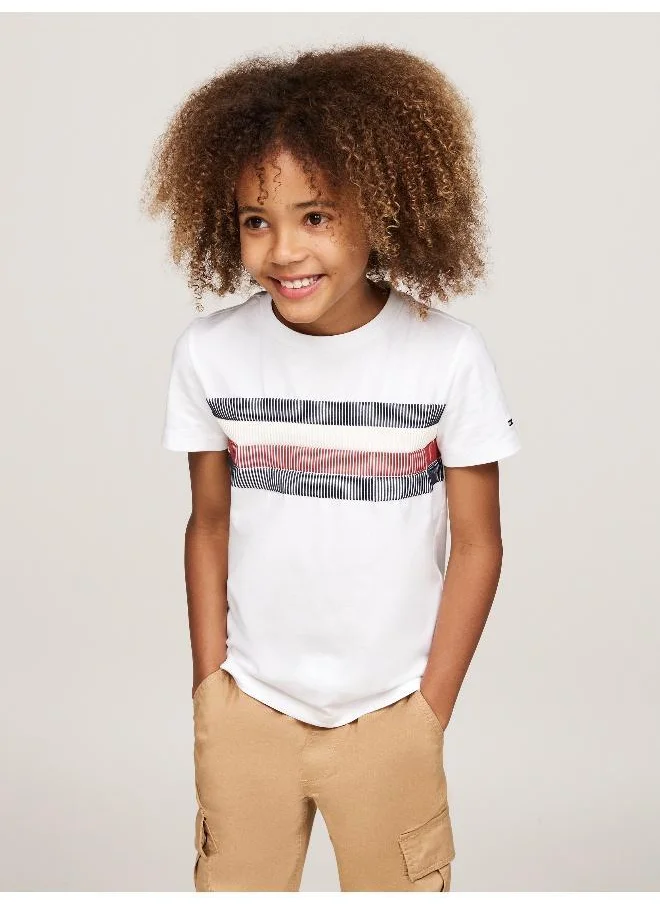 TOMMY HILFIGER Youth Striped T-Shirt