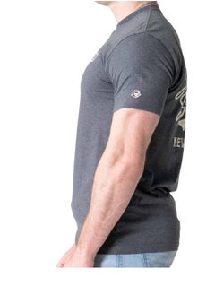 Fuji FUJI MENS JIU JITSU FLOW T-SHIRT HEATHER HEAVY METAL GREY  - Image 3