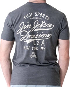Fuji FUJI MENS JIU JITSU FLOW T-SHIRT HEATHER HEAVY METAL GREY  - Image 4