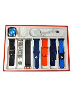 WS Smart Watch WS-X90 Max Series 9, 7 IN 1 With Health Fitness Tracker Sport Watch , 7 addition Replacement Band 49MM-Multicolour  - Image 1