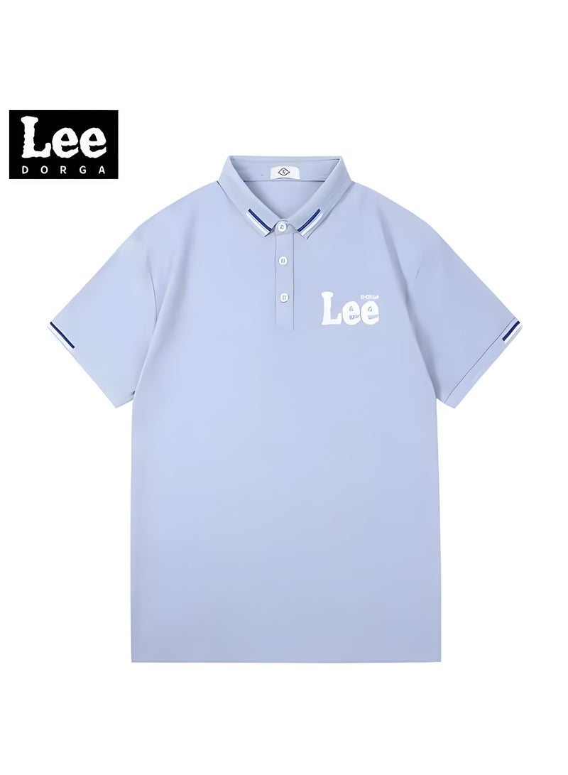 LEE New LEE Brand POLO Loose Short Sleeved Shirt 