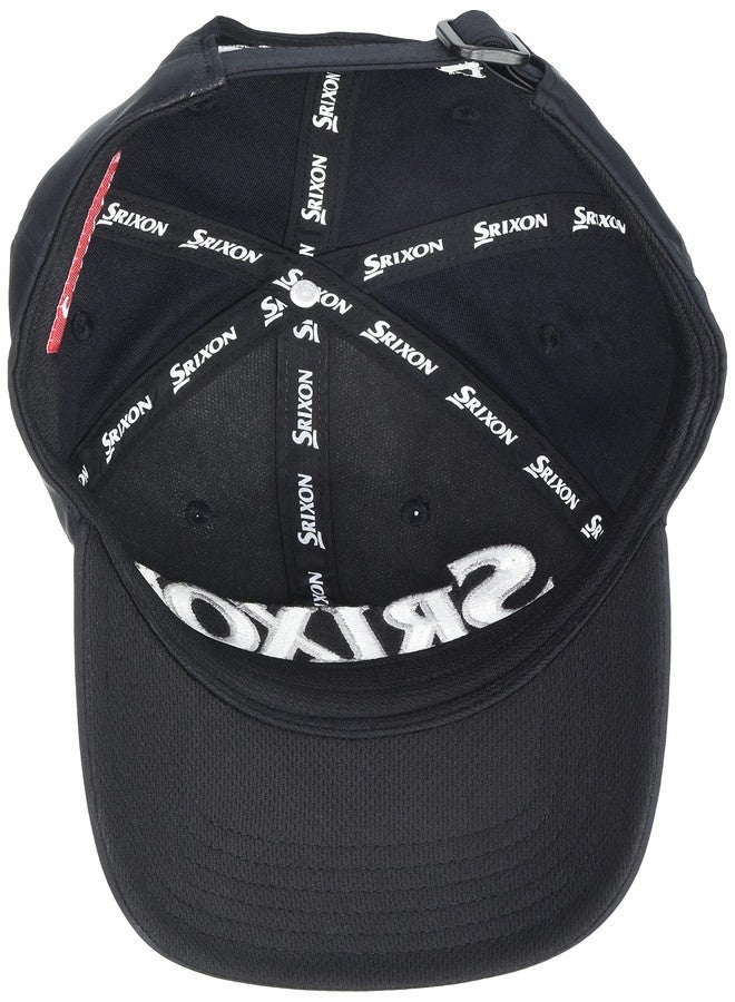 Srixon womens Athletic Cap, Black/White, One Size US - Image 3