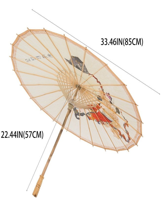 ذاي كوليكتبلز مظلة صينية يدوية الصنع من الورق المشمع المقاوم للمطر من THY COLLECTIBLES، مقاس 33 بوصة، بتصميم صيني أنيق - Image 5
