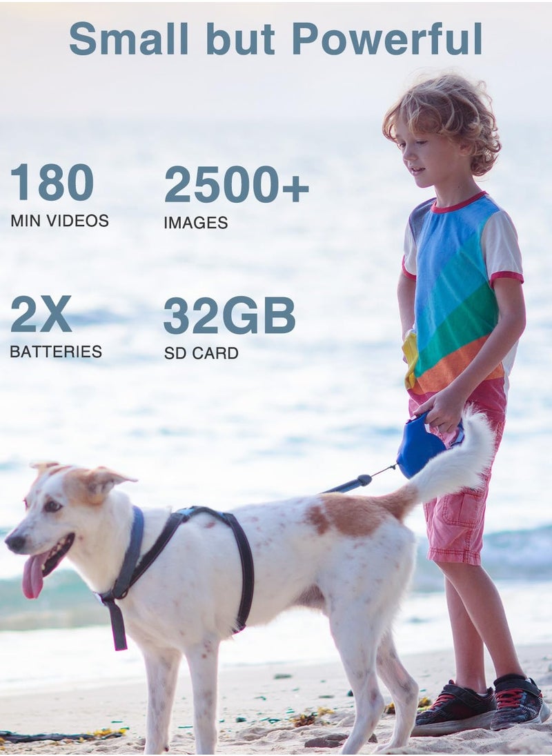 Lecran Digital Camera, FHD 1080P Camera, Digital Point and Shoot Camera with 16X Zoom Anti Shake, Compact Small Camera for Boys Girls Kids  - Image 4