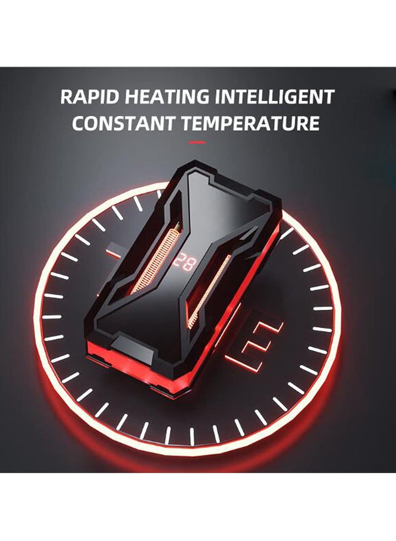 Barakah سخان حوض سمك 200 واط مع شاشة LED، سخان حوض سمك غاطس، وحدة تحكم في درجة الحرارة الخارجية، مناسب لسمكة البيتا، الضفادع، السلاحف، قضيب تسخين 200 واط - Image 2