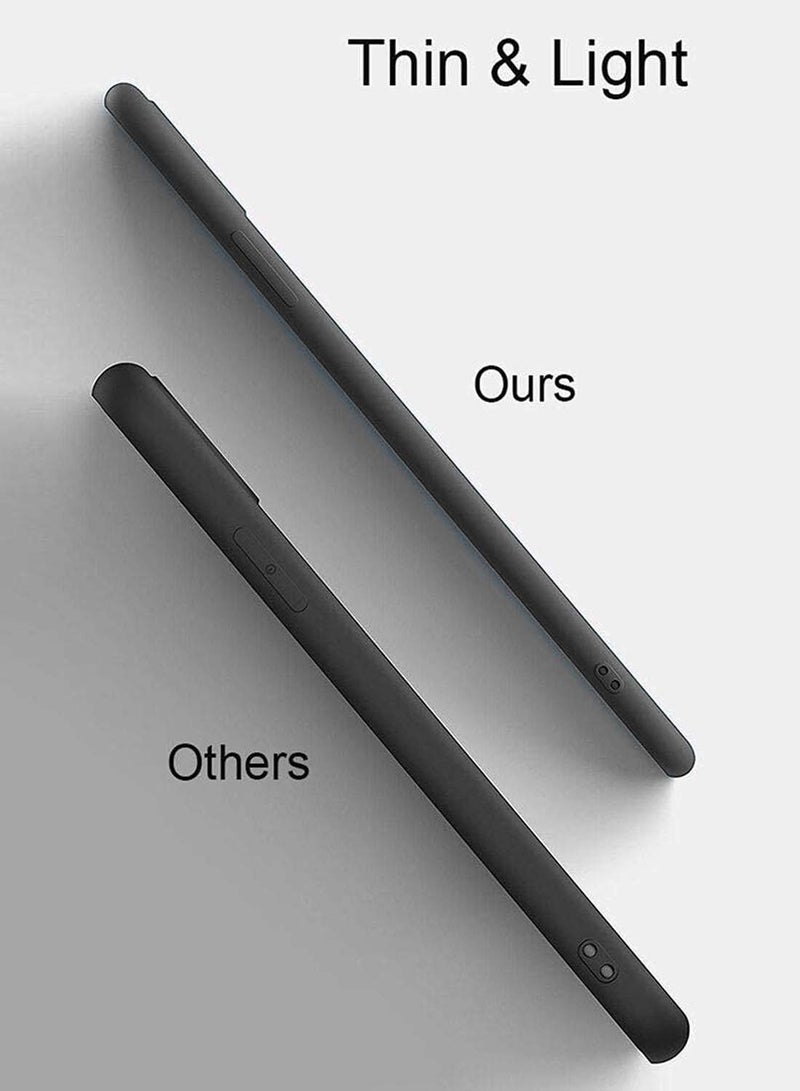 Wtech Soft Liquid Silicone Case Cover For Samsung Galaxy A55 5G 2024 Black - Image 4