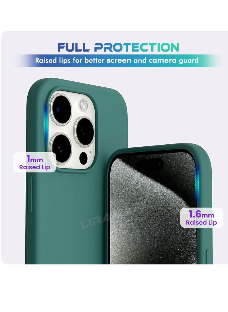 Raxoom iPhone 16 Pro Max Slim Fit Green TPU Case â€“ Soft, Flexible Silicone Back Cover - Image 3