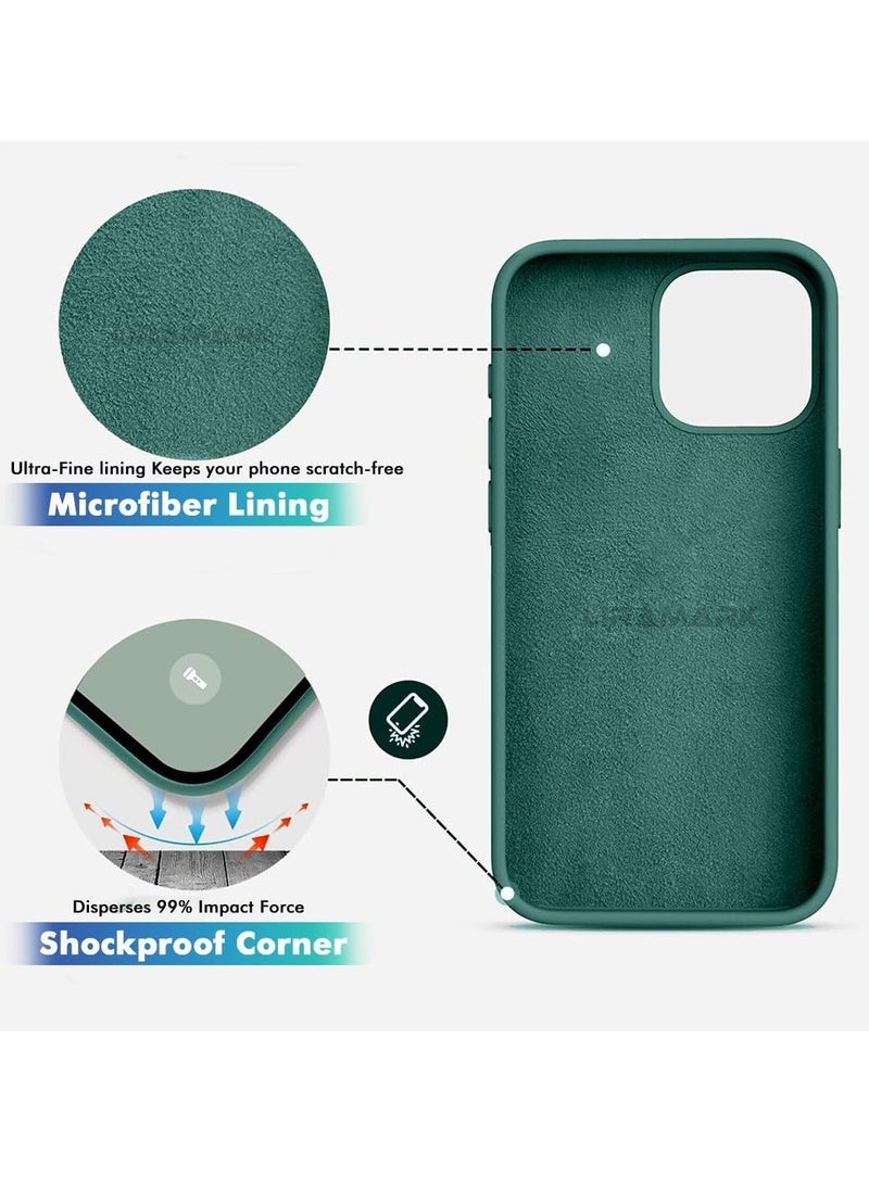 Raxoom iPhone 16 Pro Max Slim Fit Green TPU Case â€“ Soft, Flexible Silicone Back Cover - Image 4