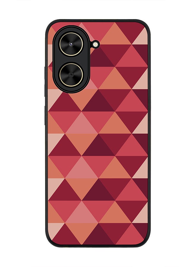 Stylizedd For Xiaomi Poco C71 / Redmi A5 4G Case,Slim fit Camera Protection, Shockproof Thin Phone cover  - Topsy Turvy Triangles