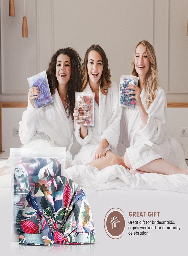 SMPL objects Reusable Shower Cap for Women Reusable Waterproof - Leakproof, Nonslip Hair Cap for Shower Flexiband - Soft, Breathable, Durable Mother’s Day Shower Caps by SMPL OBJECTS - Image 3