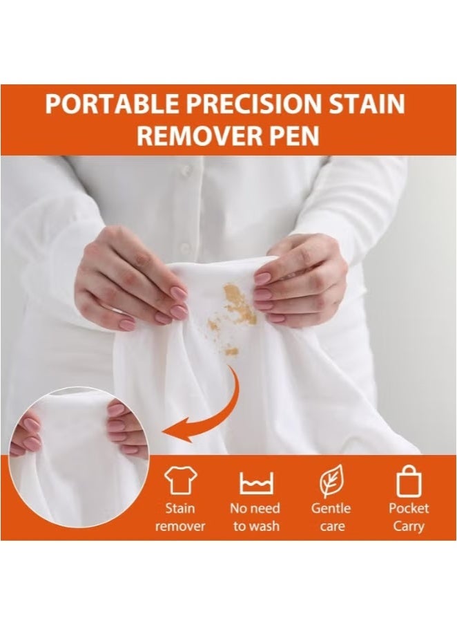 Hode 2 PCS Instant Spot Cleaner Decontamination Pen，Stain Remover for Clothes, Multipurpose Bleach Pen, Portable & Travel-Friendly, Works on Food & Drink Stains - Image 4