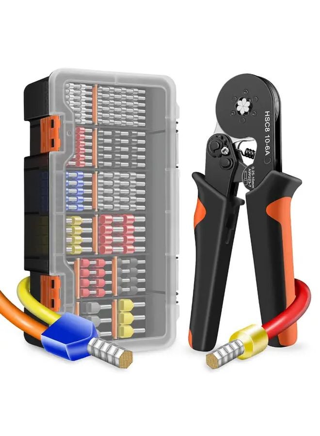 HSC8 10 6A 950PCS Crimping Tool Box Set With Connectors Adaptive Ratchet - Image 1
