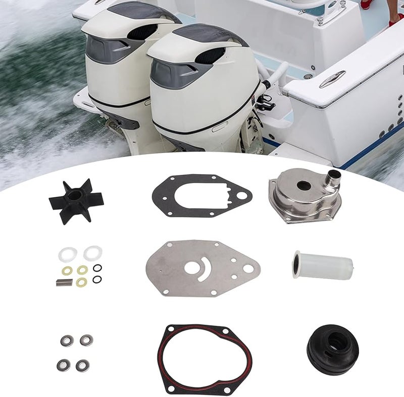 مجموعة إصلاح المروحة البحرية الخارجية من الفولاذ المقاوم للصدأ لنظام تبريد المحرك البديل - Image 5