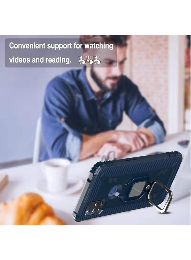 erorex Case For OnePlus Nord N10 5G Carbon Fiber Protective Case with 360 Degree Rotating Ring Holder - Image 5