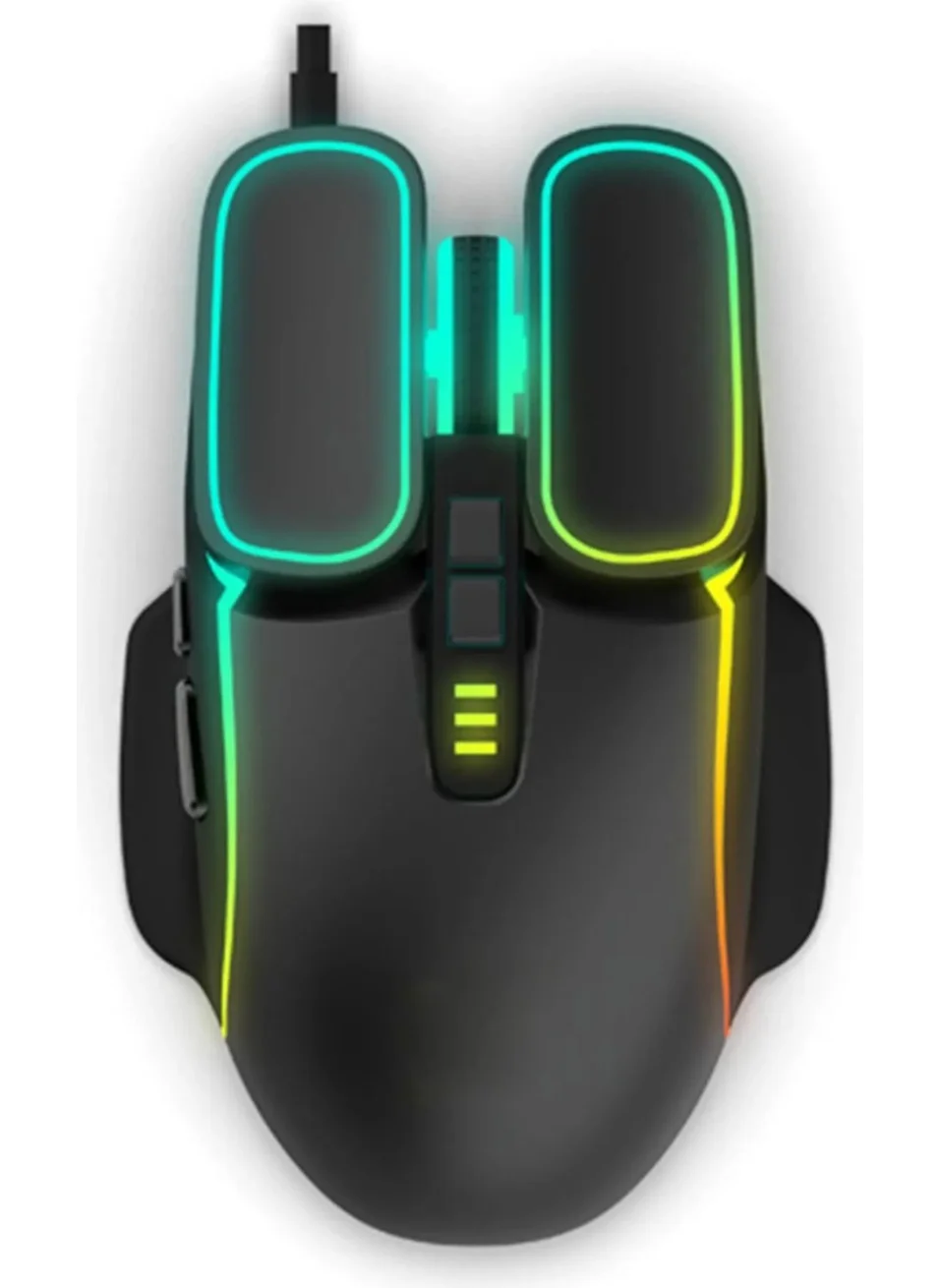 Blackbird Game Center Wired Illuminated RGB 3600 Dpi Gaming Mouse Bwm8
