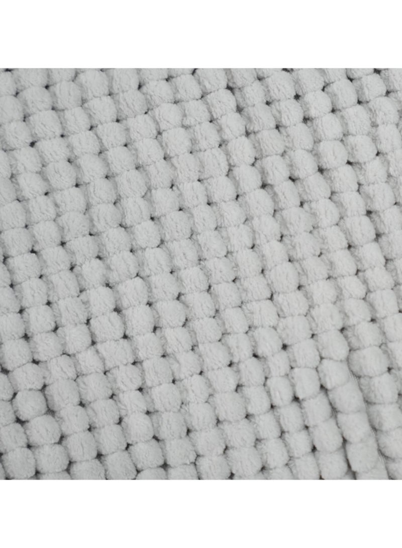 DIVEENAS Diveena's Non-Slip Bathroom Mat – 50x70cm Super Soft Microfiber Bath Mat, Quick-Dry & Machine Washable Bath Rug for Bathroom or Powder Room & Home | Ash Grey - Image 2