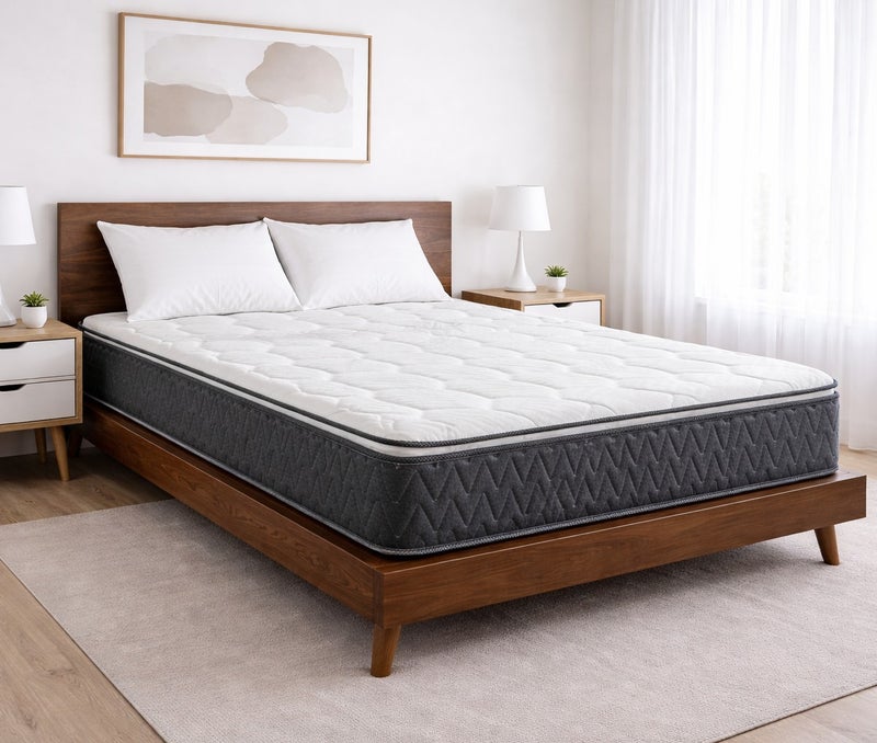 ريكسال هوم مرتبة Cozy فل / دبل بنظام زنبركات بونيل مع بيلوتوب – 140 × 200 × 25 سم – درجة صلابة متوسطة - Image 2