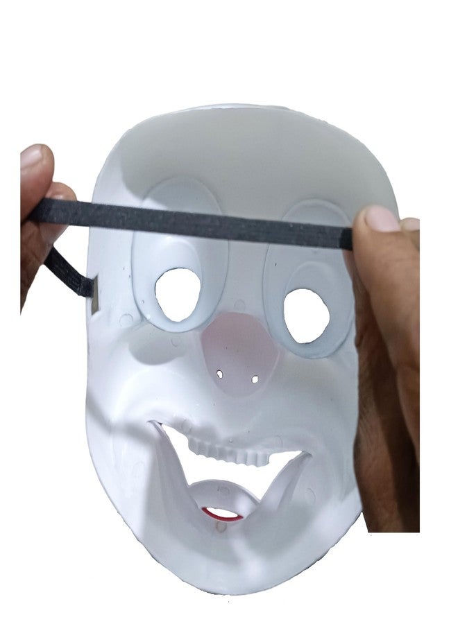 Fancy Design Hub, Halloween, Mask+ Nose + Multicolor Wig for, Boys & Girls, Halloween, Set of 3 Items,Fancy Dresses. (Joker Mask + Nose + Hair Wig) - Image 5