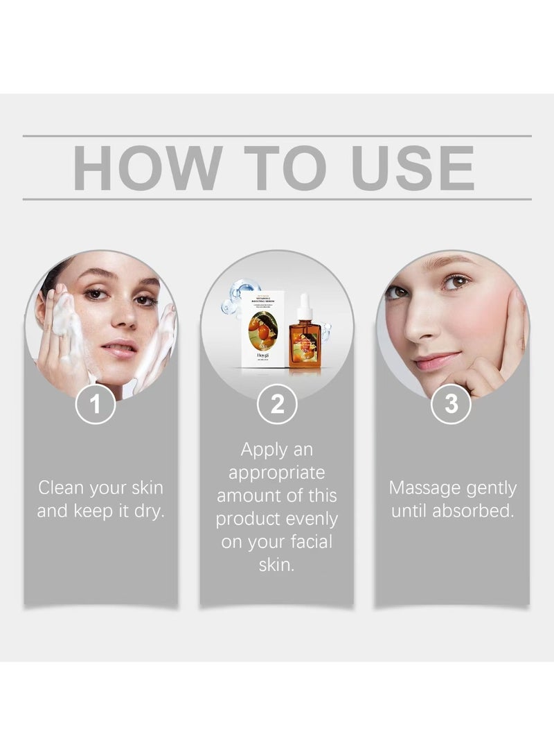 هويجي سيروم تعزيز فيتامين C | سيروم يومي للوجه مع حمض الترانكساميك لجميع أنواع البشرة | يساعد على إزالة البقع الداكنة وتوحيد لون البشرة | عناية بالبشرة كورية نباتية (فيتامين C المعزز المجدد) - Image 5