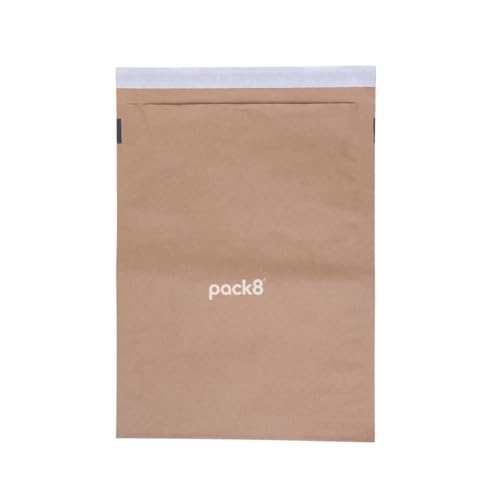 Pack8 Neo Paper Courier Bags Flap with Self-Adhesive Tape (15" x 19") | Paper Pouch Bags for Packing & Shipping | Pack of 50 - Image 1