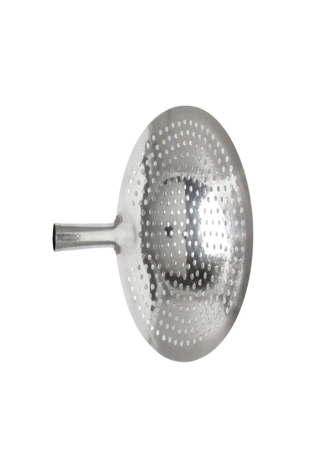 TrueCraftware- 12-inch Oil Skimmer Stainless Steel Hole Size: 6mm- for Cooking and Frying Kitchen Utensils Wire Pasta Strainer Spoon Food Preparation Kitchen Strainer - Image 3