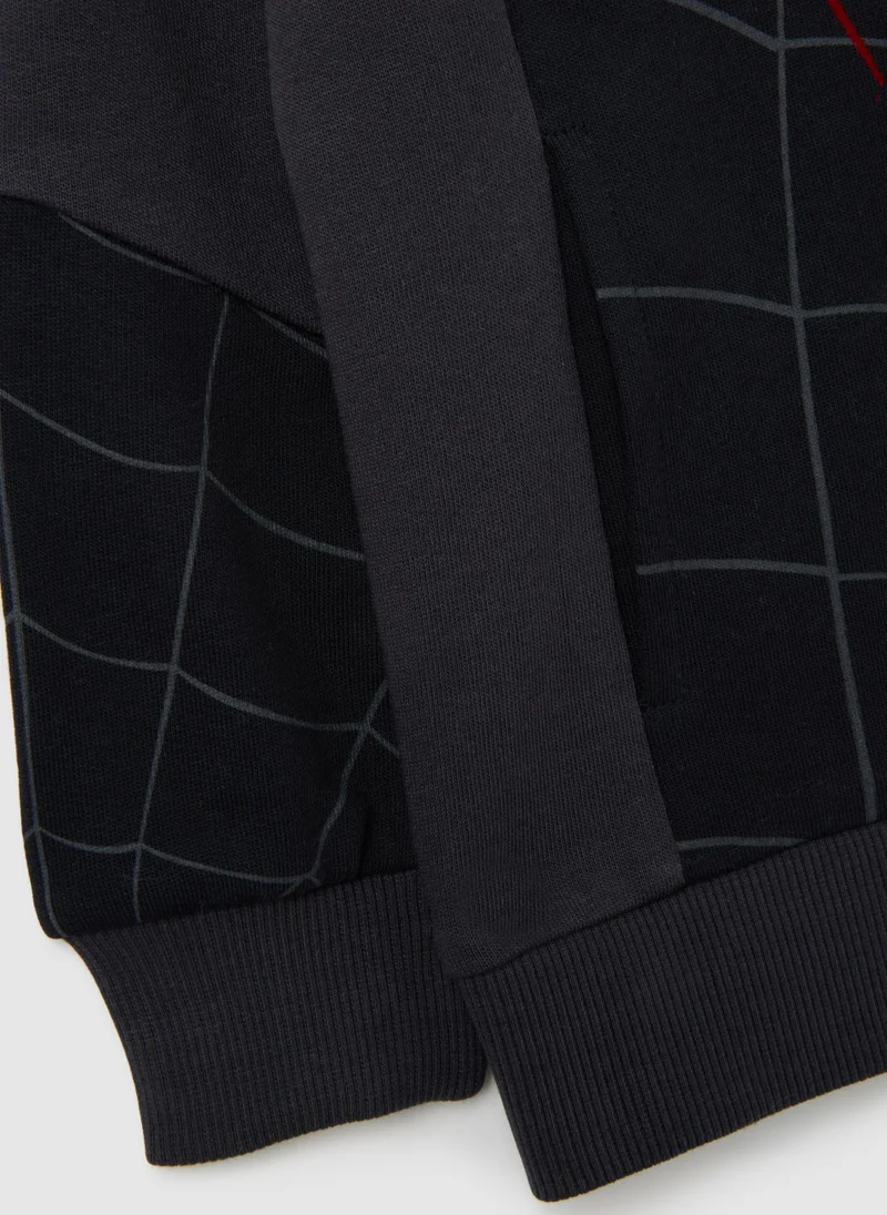 Ovs OVS Children'S Black Pure Cotton Regular Fit Sweatshirt