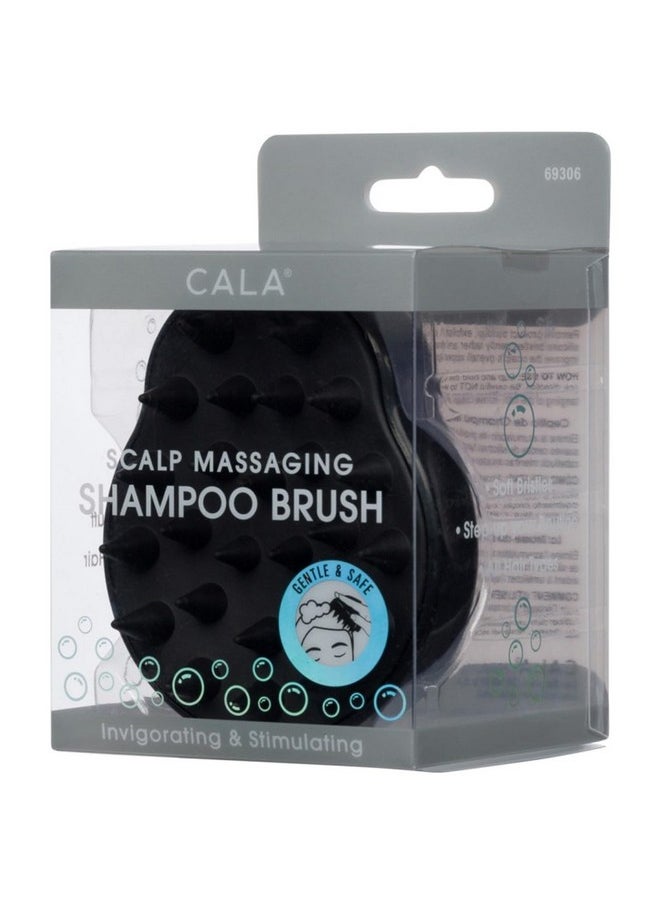 CALA - Scalp Massaging Shampoo Brush Black - Image 1