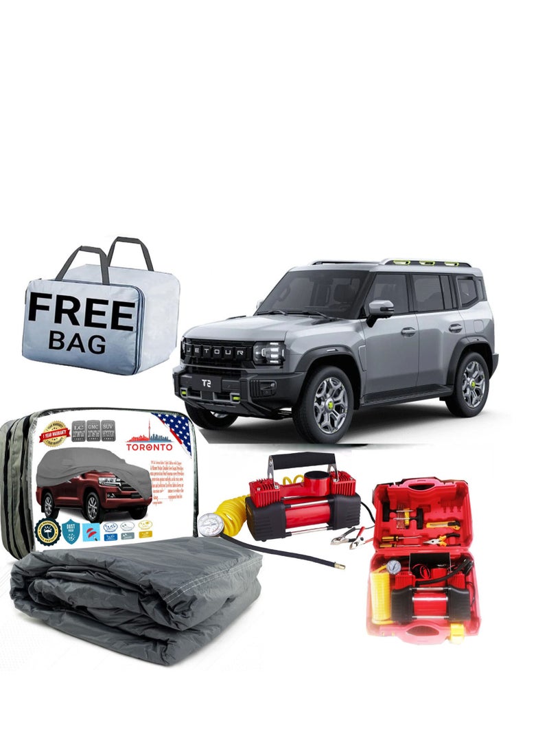 TORONTO Jetour T2 Ultimate Protection Car Body Cover  & Preparedness Kit - Image 1