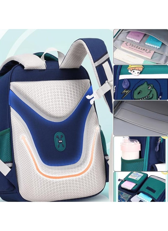 AUTOYSUR School bag for kids 2 pcs set,kids backpack Cute School Bags Shoulder Handbags Cartoon Rucksack Book Bags Large Capacity Bag Waterproof Bags Multiple Pockets Schoolbags  - Image 4