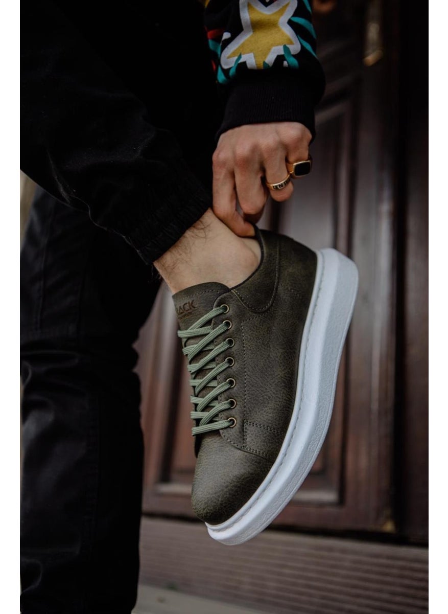 KnACK - High Sole Casual Shoes 044 Khaki - Image 1