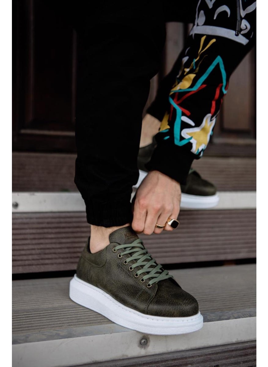 KnACK - High Sole Casual Shoes 044 Khaki - Image 1