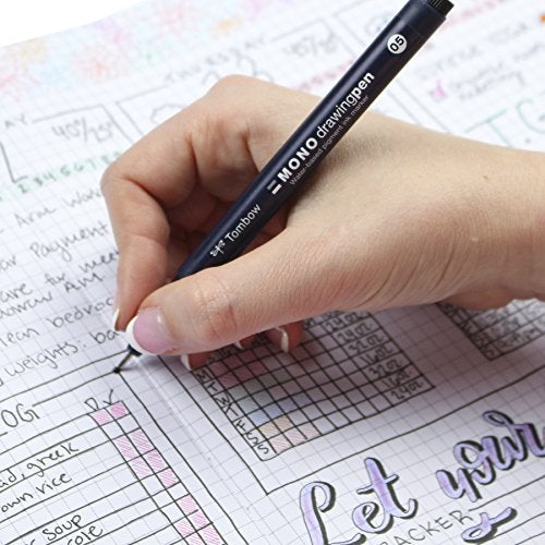Tombow Mono Drawing Pen, 05 Tip Size, 12-Pack - Image 5