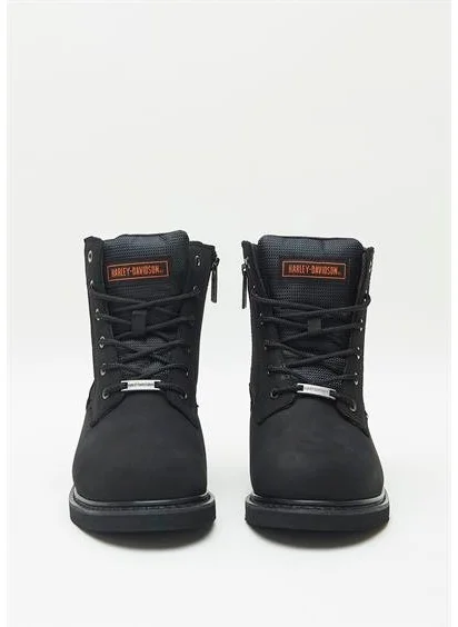 هارلي ديفيدسون Jim Men's Black Nubuck Boots