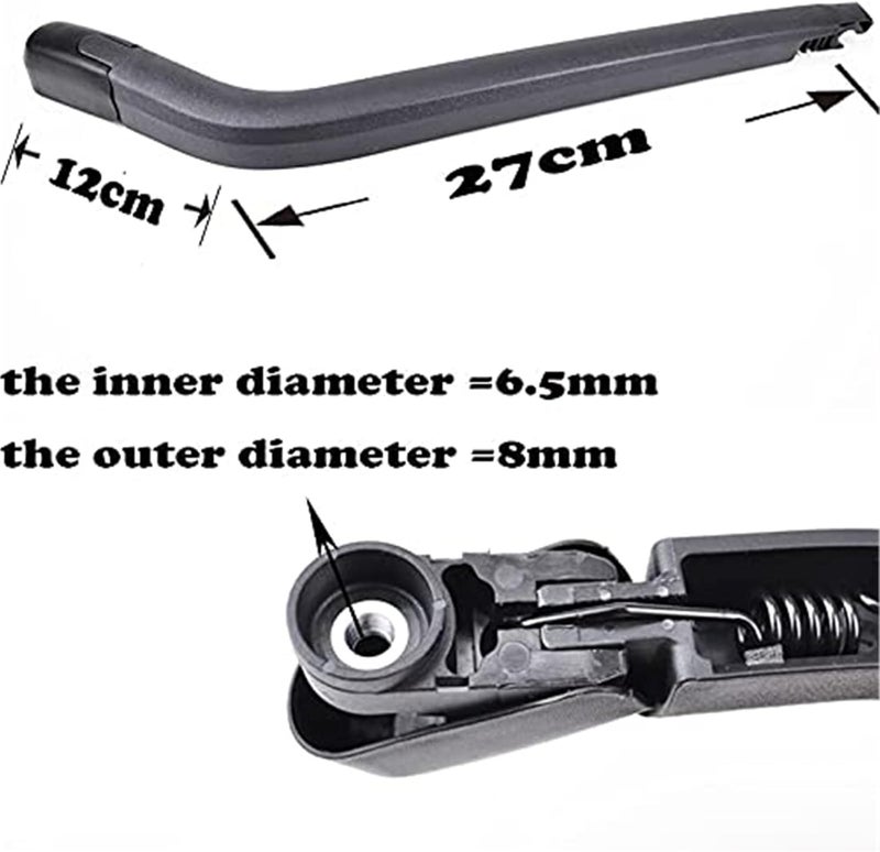 QASULER Windshield Wiper Blade Arm Set for Toyota - Image 3