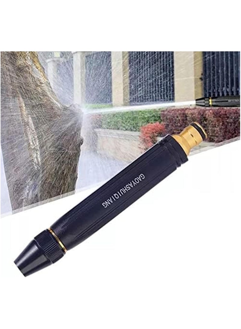 Upgrade Car Washing High Pressure Water Gun Nozzle, Garden Hose Nozzle Spray - High Pressure Metal Water Gun Sprinkler, Adjustable Metal Nozzle Garden Hose Sprinkler - Image 1