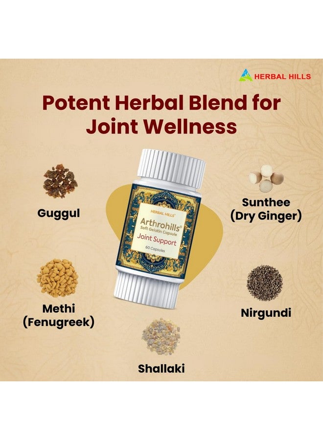HERBAL HILLS Arthrohills Ayurvedic Capsules - for Joint, Knee, Back & Shoulder Pain - Supports Strength & Mobility - 60 Capsule (Pack of 5) - Image 2