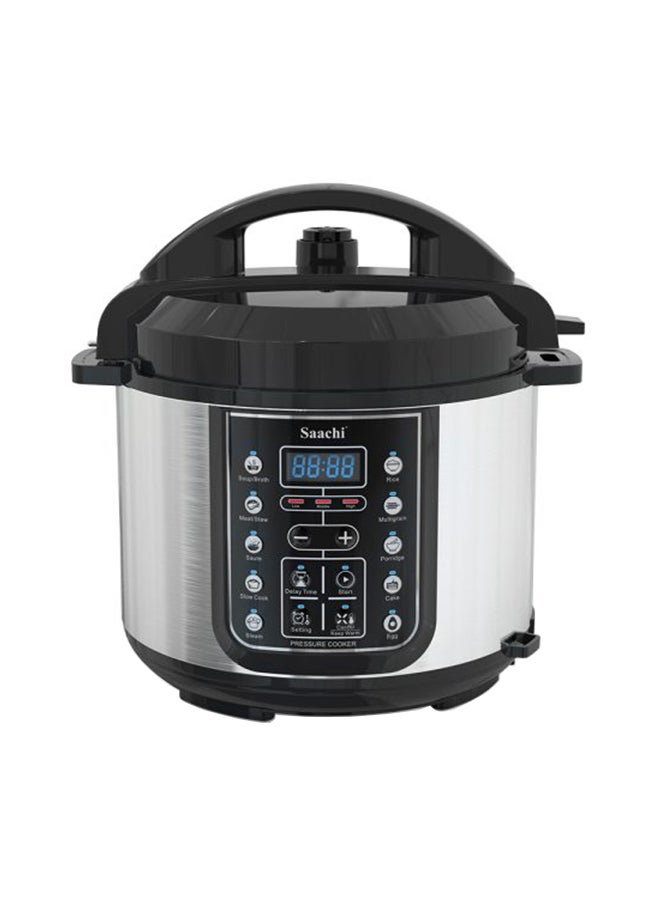 Saachi 14 In 1  Multi Function Pressure Cooker 5 L 900 W NL-PC-5301-SV Silver - Image 1