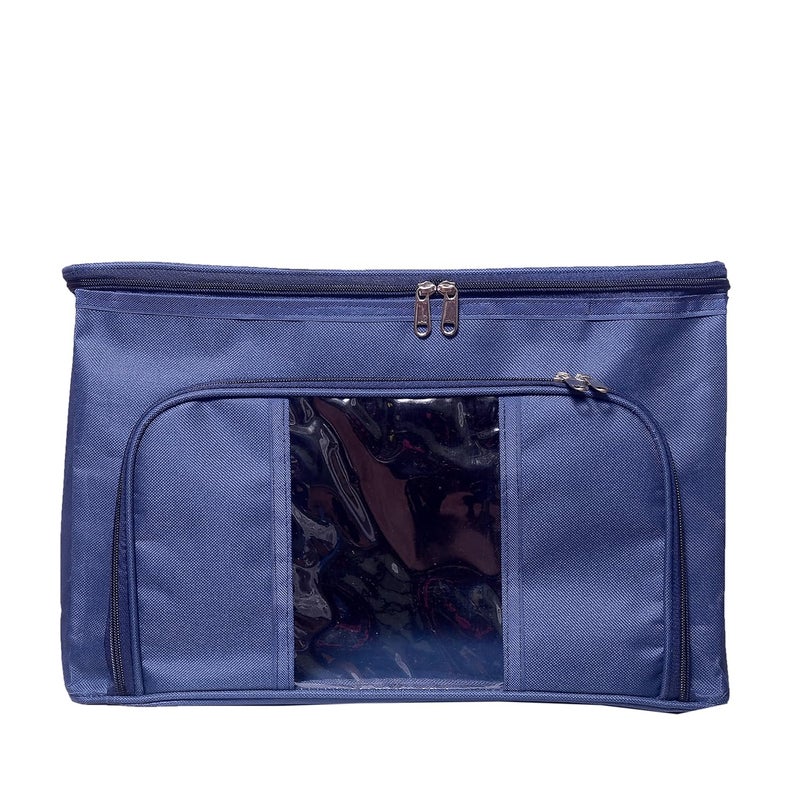 MBW Organizer Wardrobe organizer Storage Bag Clothes organizer Wardrobe organizer for clothes Cloth organizer for wardrobe Cupboard organizer for clothes Organizer Pack of 6 Navy Blue - Image 4