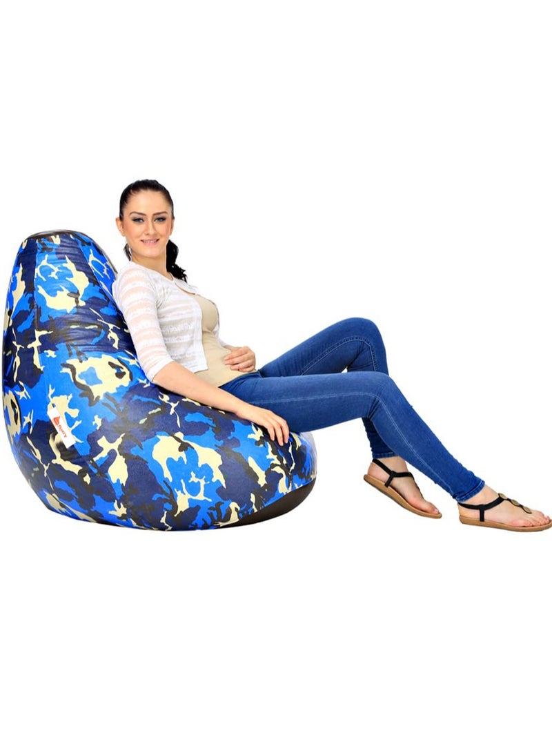 Fluffy Digital Printed Urban Bean Bag XXXL - Image 4