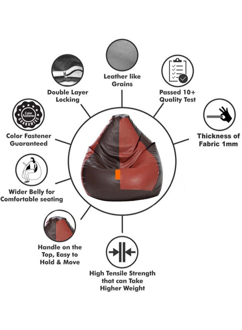 Fluffy Digital Printed Urban Bean Bag XXXL - Image 5