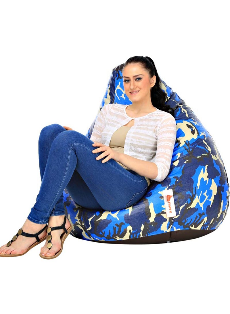 Fluffy Digital Printed Urban Bean Bag XXXL - Image 2