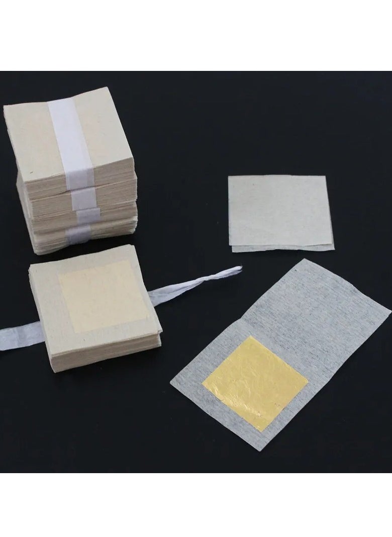Beauenty 2.5*2.5cm 99% Edible Gold Foil 24K Pure Gold Skincare Mask Food Decorations Real Gold Foil Sheets  - Image 5
