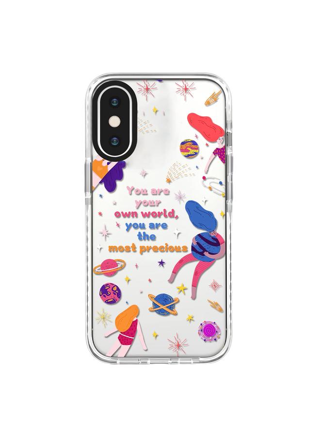 S-TOP Case For iPhone XS Max Simple Illustration Pattern Full Coverage Phone Case - Image 1