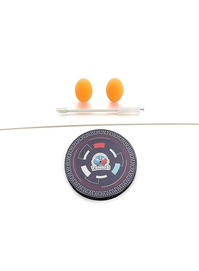 CREWLA Rebound Table Tennis Trainer Toys for Kids & Adults | Rebound Rackets and Balls Base Training Practice Set | Outdoor Indoor Games for Boys & Girls - Image 3